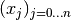 (x_j)_{j=0 \dotsc n}