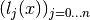(l_j(x))_{j=0 \dotsc n}