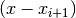 (x-x_{i+1})