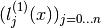 (l_j^{(1)}(x))_{j=0 \dotsc n}